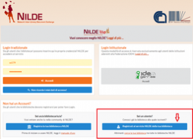Home page NILDE
