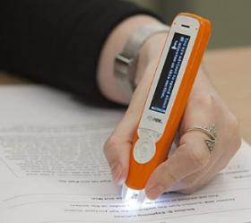 Foto dispositivo Exam reader in funzione