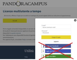 Log-in Pandoracampus